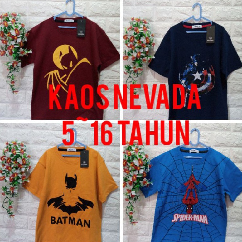 Terbaik kaos nevada junior nevada anak