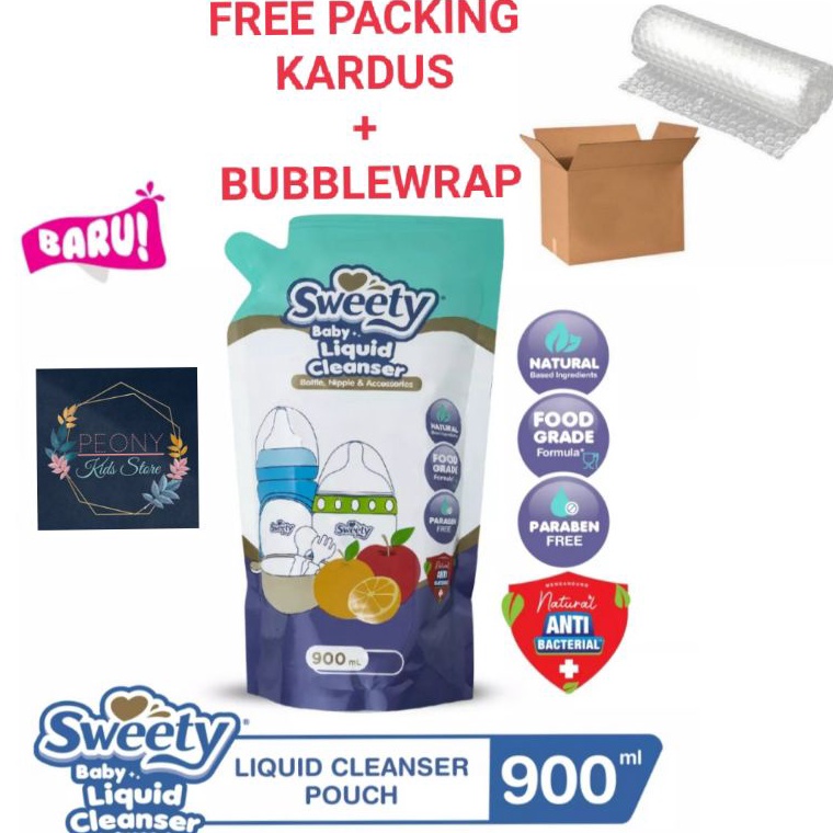 Siap Kirim Sweety Baby Liquid Cleanser Refill 900ml / swety sabun cuci botol 900 ml