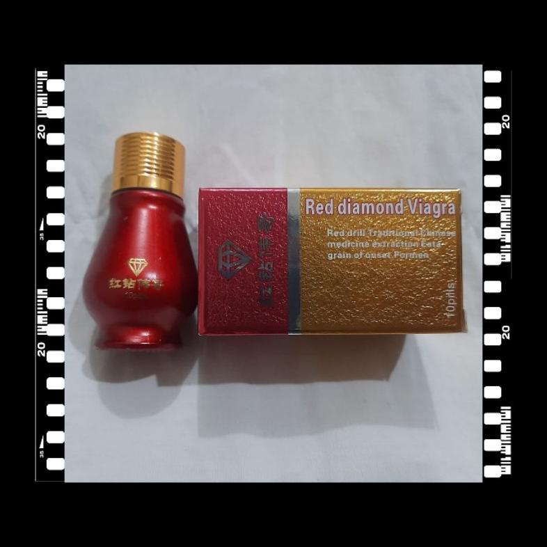 Promo Red Diamond Viagra Asli Original Isi 10 Butir Menambah Stamina Pria Obat Herbal Vitalitas Taha