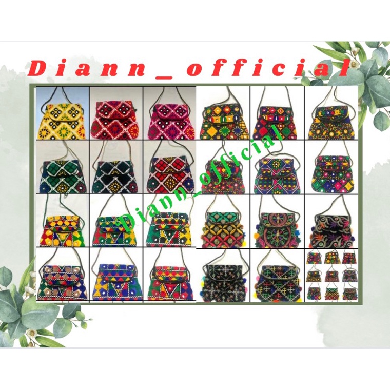 PALING LARIS Dompet slempang pakistan. oleh2 haji dan umroh ukuran 13x13 hanya 21.900 saja