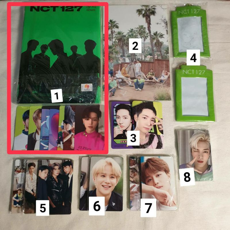 Totebag Photocard album nct 127 dream taeyong mark renjun yuta jungwoo taeil dicon
