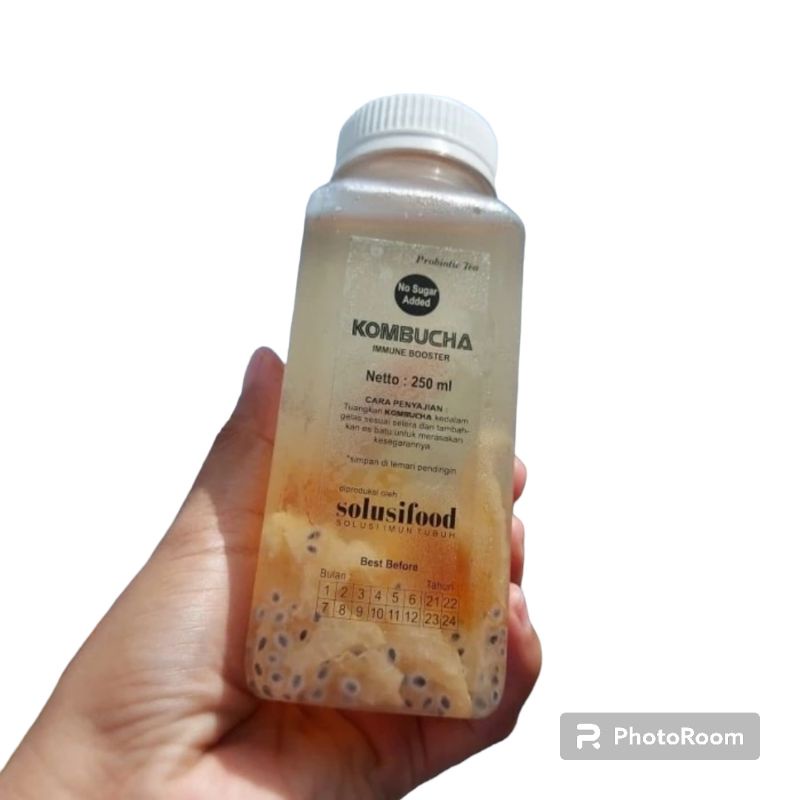 

probiotik drink || kombucha rasa peachgum || 250ml