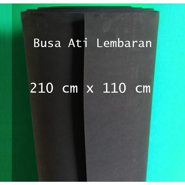 TERMURAH Busa Ati 2mm - Sponge Eva Lembaran - Spon Ati Hitam Ukuran 210x110cm