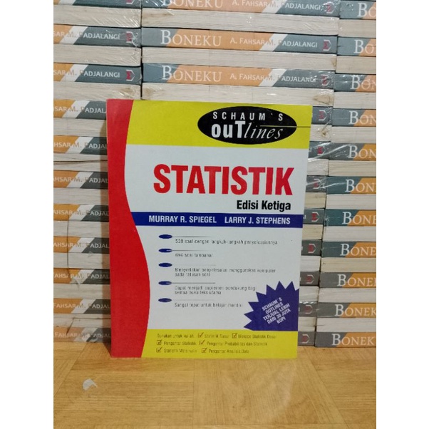 BUKU ORIGINAL - SCHAUM'S OUTLINES STATISTIK