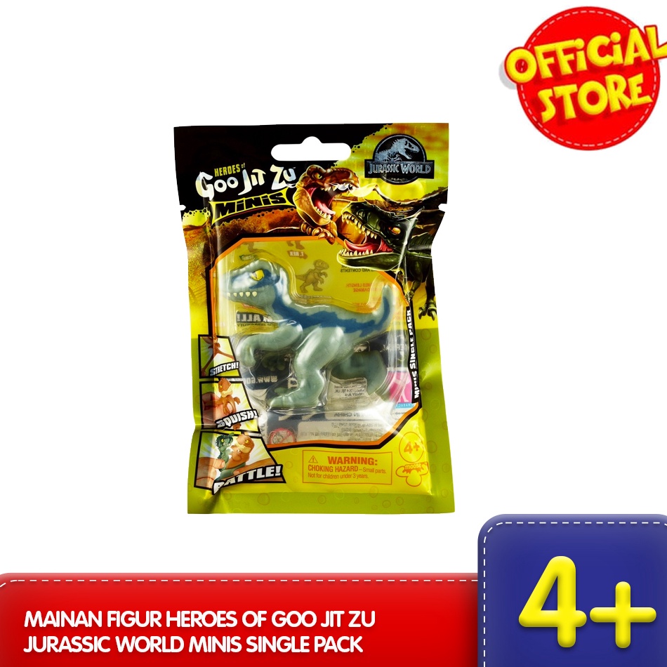 ➔ Mainan Figur Heroes of Goo Jit Zu Jurassic World Minis Single Pack ✰ ✵ `