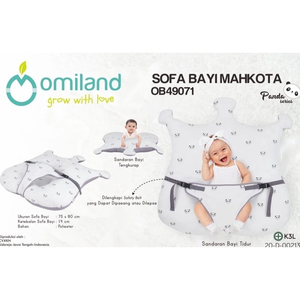 Murah SOFA Bayi Omiland Series Panda MAHKOTA OB40071//SOFA FLOWER KOALA SERIES//SOFA BAYI FLOWERS