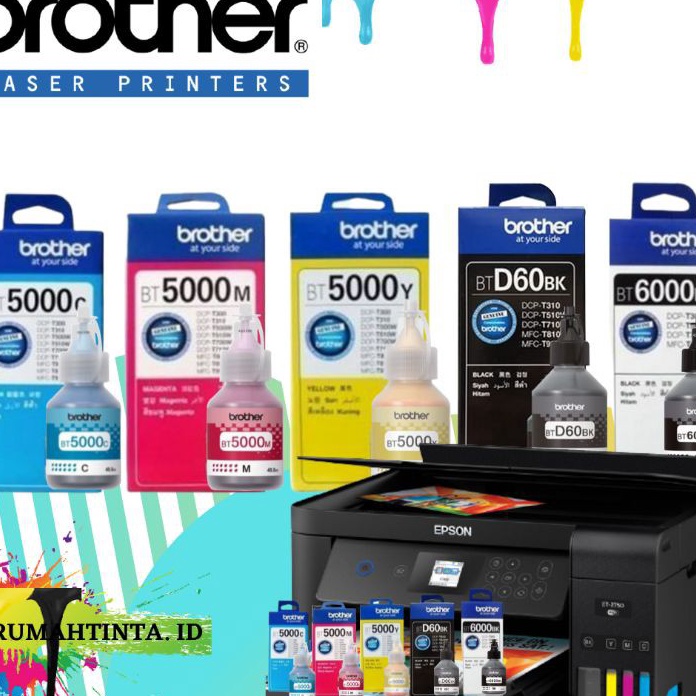 Terlaku.. Tinta Brother Original || Tinta brother btd60bk dcp t310 dcp t710w|| Tinta Printer Brother