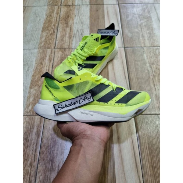 Sepatu Adizero Adios Pro 3 Solar Yellow