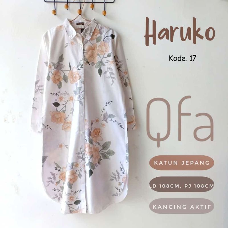 HARUKO TUNIK // MIDI VINTAGE PREMIUM // ORIGINAL BY QFA