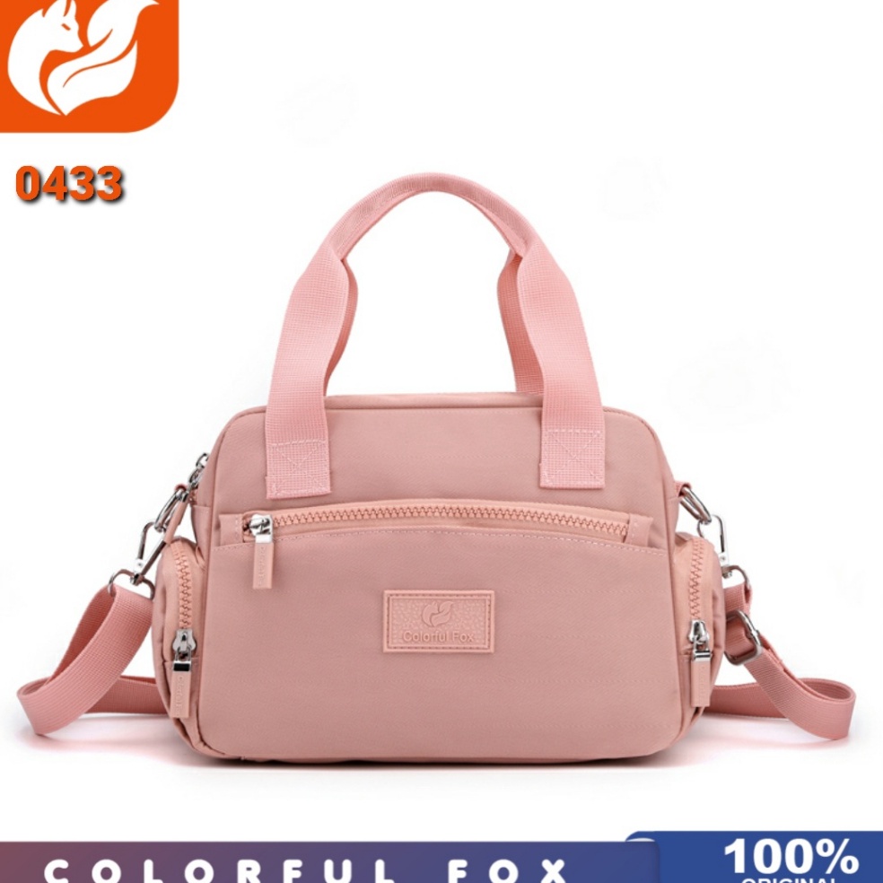 REKOMENDASI Colorful fox ori - Tas selempang colorful fox 0433 tas selempang wanita nilon waterproof