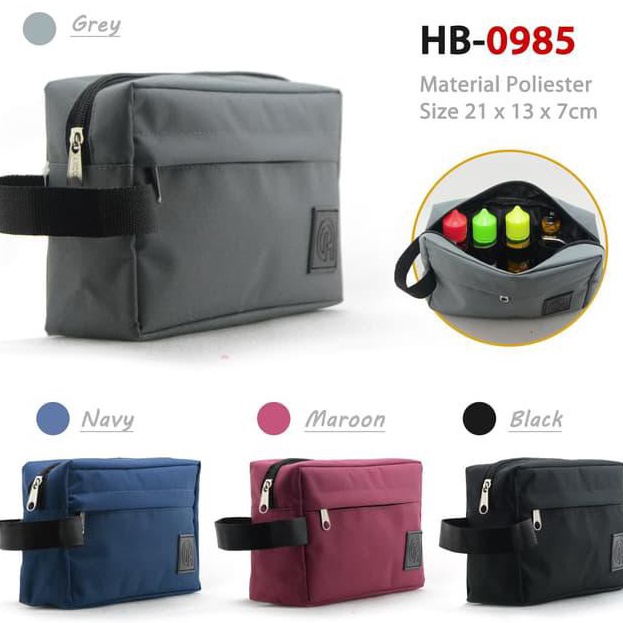 Kualitas Dijamin TAS VAPE VAPOR BAG VAPORBAG HANDBAG VAPE POUCH BAG VAPING TAS LIQUID - Hitam CUCI G