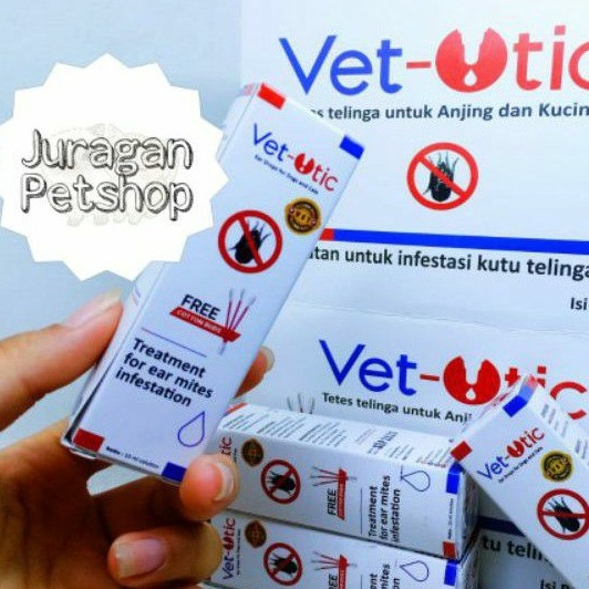 CHEKOUT TRI DAYA VET-OTIC 10ML | Obat Tetes Telinga Kutu Kucing/Anjing | Vet Otic Ear