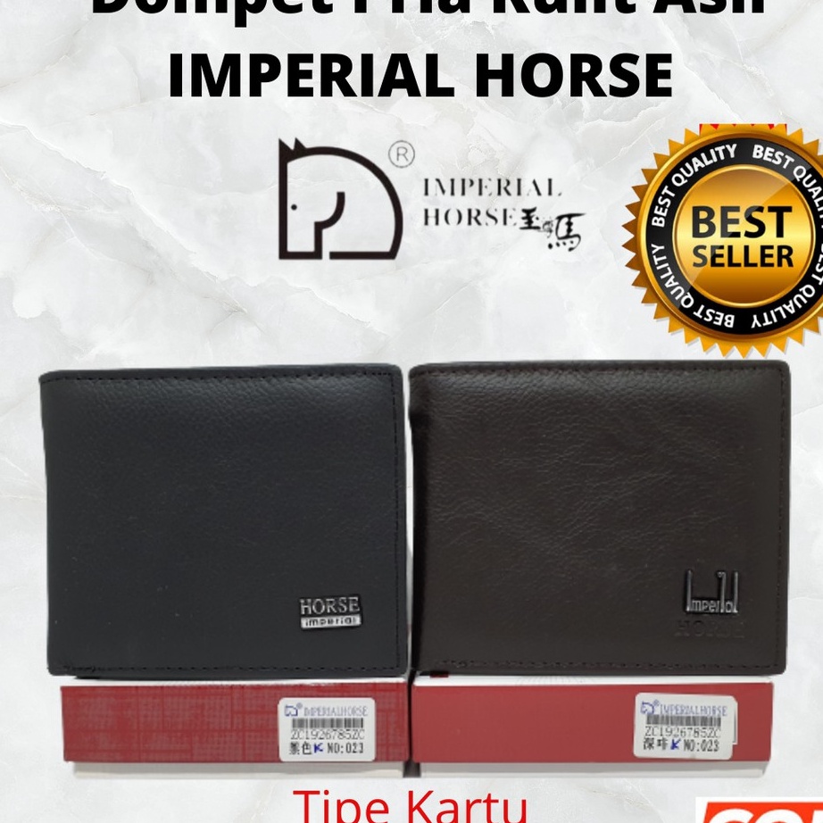 Terkini Dompet Pria Kulit Asli Imperial Horse | Dompet Cowo Import Murah Keren Terbaru (Horse-023-Ka