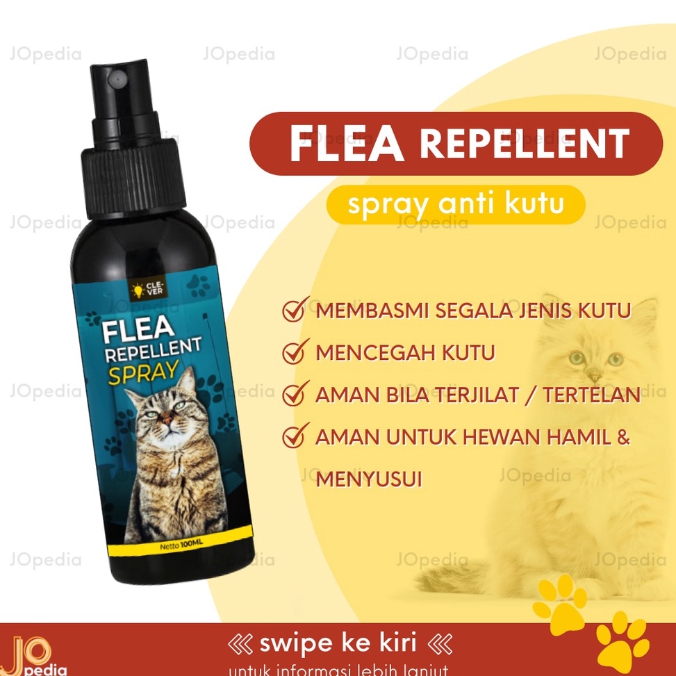 STOK TERBATAS FLEA REPELLENT SPRAY Anti Kutu Obat Kucing Anjing Flea Tick Remover