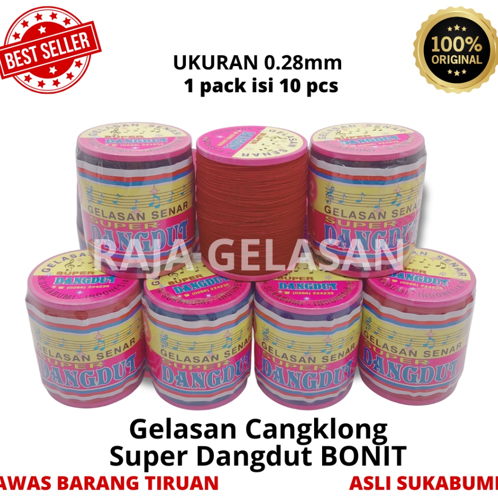 MURAH BANGET Benang Gelasan Cangklong Super Dangdut Bonit 28