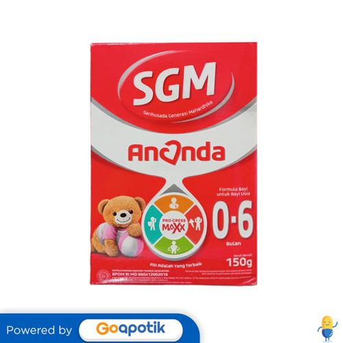 

SGM ANANDA PRO-GRESS MAXX USIA 0-6 BULAN 150 GRAM BOX