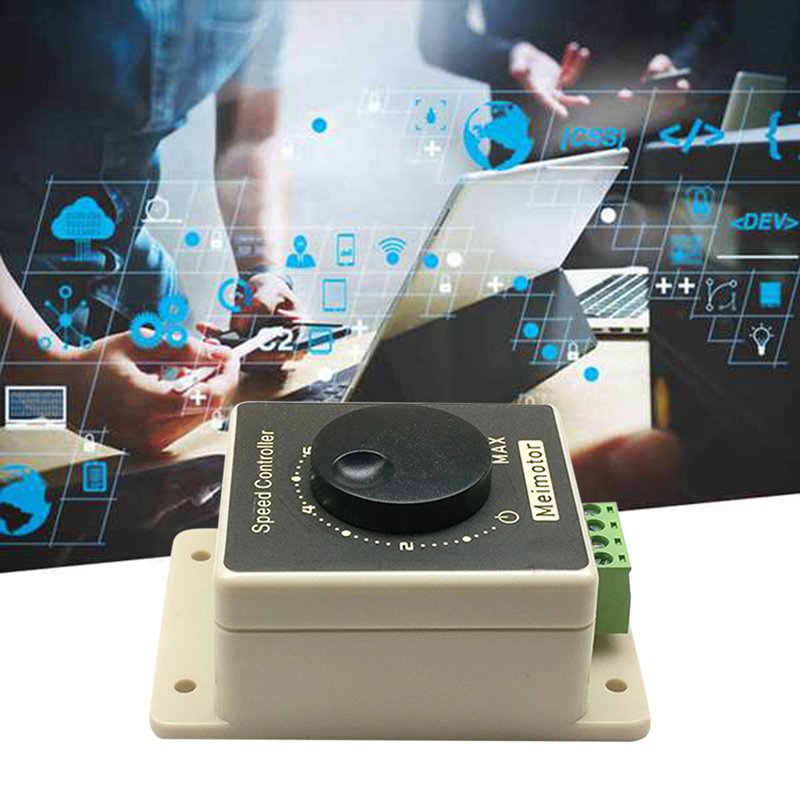 ✅&CCM96SK PWM DC Motor Motor Governor 12V 24V 36V 48V 20A High Power Waterproof DC Controller