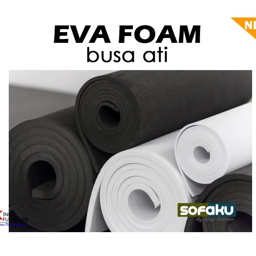 TERLARIS,, EVA FOAM Spon Busa Karet Ati (Harga Per mm) Busa Tipis Untuk Alas ☘