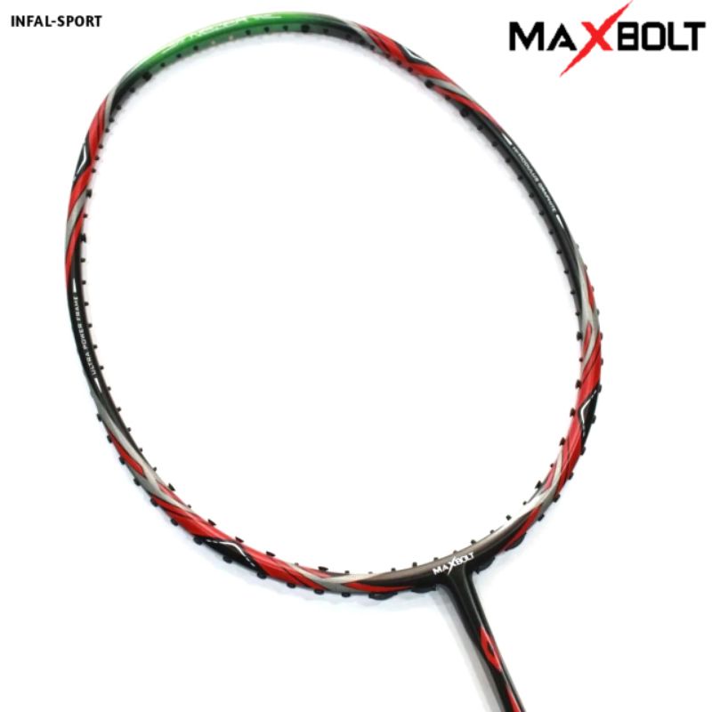 Raket Badminton Original Maxbolt Nezer X19 30 lbs (Bonus Tas + Grip)