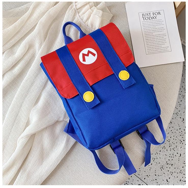 Gass TAS MARIO BROS RANSEL BACKPACK MARIO BROSS Tas Backpack Anak Sekolah PAUD TK SD Laki Laki Perem