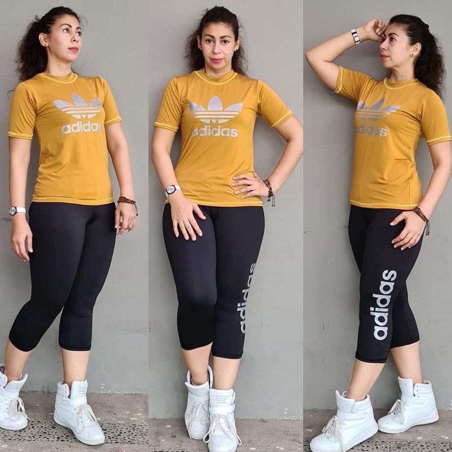 Recomended setelan senam wanita adidas