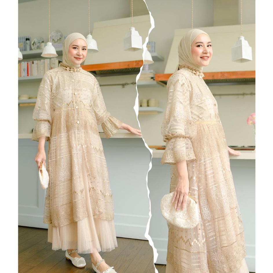 Deals2y2Xm Haidee & Orin - Alaia Sriwijaya & Srikandi (Hanya OUTER/MIDI DRESS nya saja)