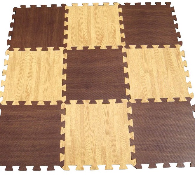 Siap Kirim Puzzle alas lantai evamat / Evamat Bambu / motif wooden / motif kayu