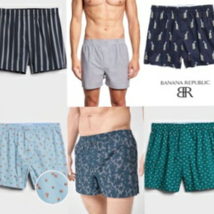 Bayar Di Tempat Boxer Katun (BANANA REPUBLIC )Sisa export Ready COD
