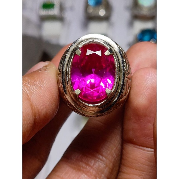 cincin akik merah siam Rose Bangkok