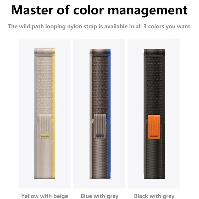 Laris ICON Strap Ultra New Bahan Kanvas Iwatch Apple Watch Ultra 1 2 3 4 5 6 7 8 SE T500 Hw12 Hw T50