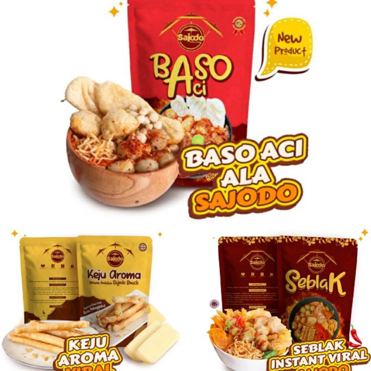 

Harga Termurah Baso Aci Sajodo Snack Seblak Viral Keju Aroma Diskon