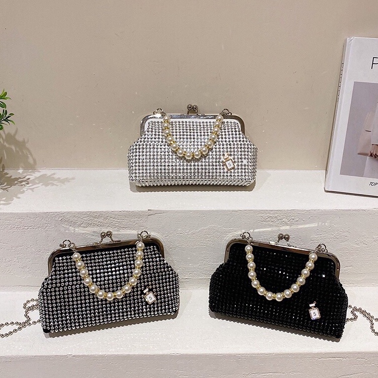 TERBAIK Tas Pouch Pesta Wanita Fashion / Tas Pesta Wanita / Tas Clutch Pesta / Tas FUJI BLINK