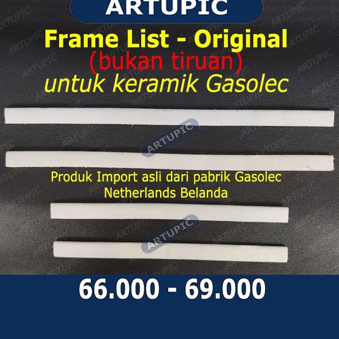 CHEKOUT Frame List untuk keramik gasolec Framelist Frame Line Frameline Cara Pasang Keramik Gasolec 