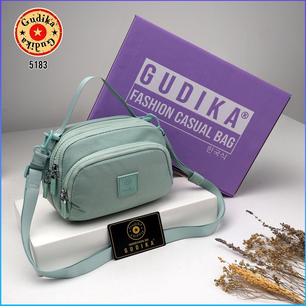 SPECIAL PRICE GUDIKA 5183 - Tas Wanita Selempang Bahu Hand Bag Fashion Cewek Perempuan Bahan Nylon F