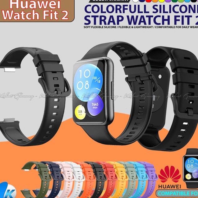 Terbaik.. Strap Silicone Tali Smartwatch for Huawei Watch Fit 2 Strap FIT 2.