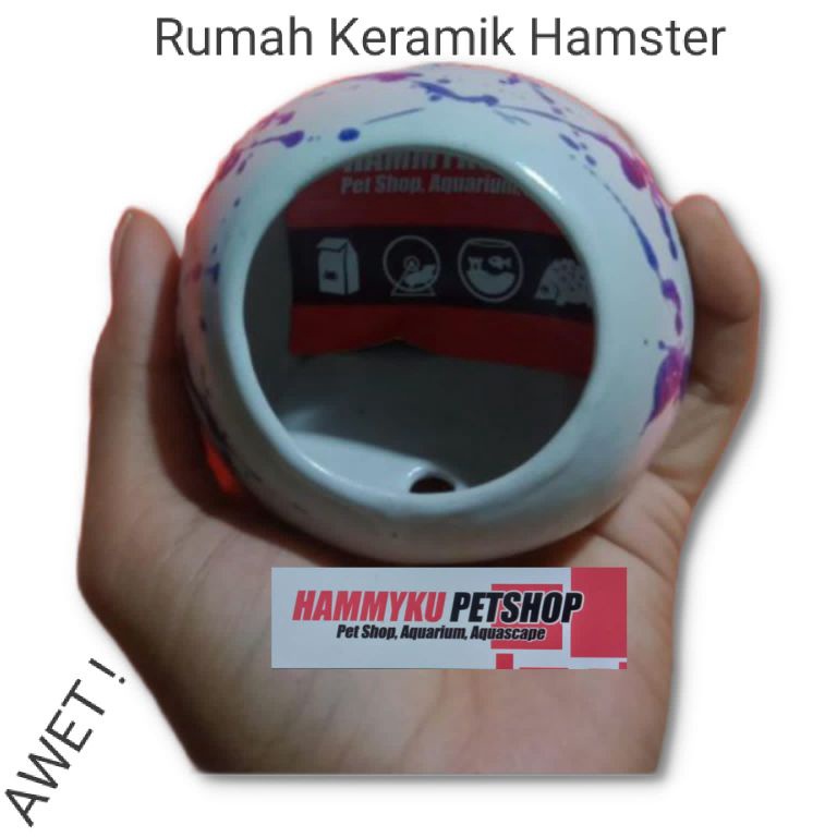 MURAH MERIAH RUMAH HAMSTER - RUMAH HAMSTER KERAMIK