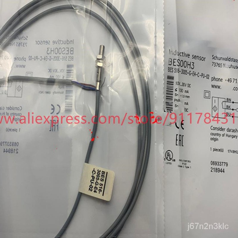 ✅&3Pcs New Balluff  Proximity Switch BES 516-3005-G-E4-C-PU-05 516-3005-G-E4-C-PU-02 516-3005-G-E4-C