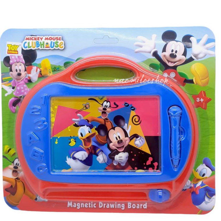 

➵Murah Banget➘ BNN8C Clubhouse mickey roadster MAINAN PAPAN TULIS MAGNET MAGNETIC DRAWING BOARD P45 Sale