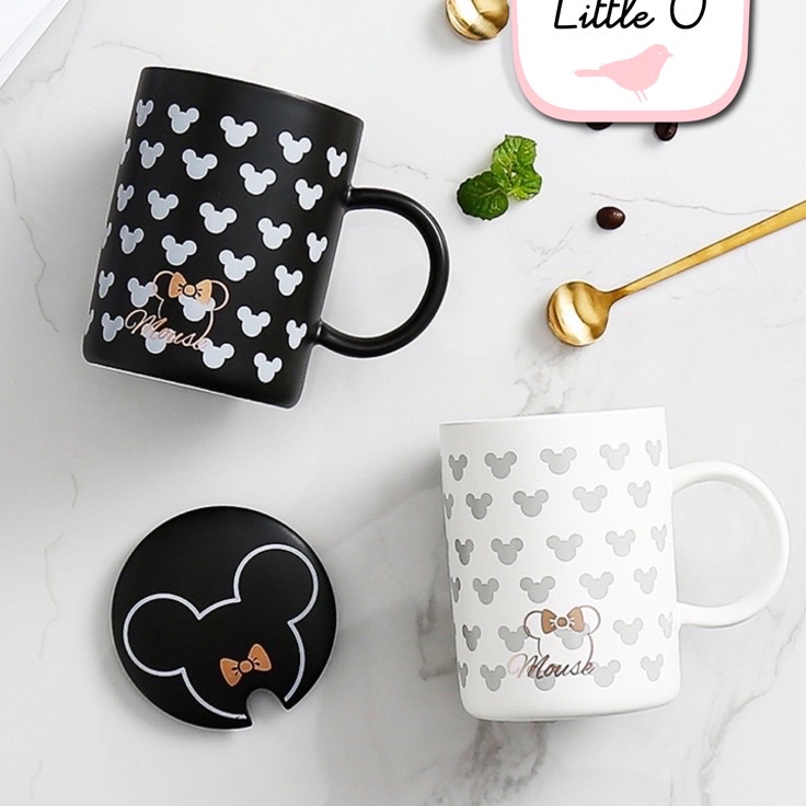' Kk Mickey Mug Set cangkir keramik lucu mug couple mug keramik couple h Kualitas Premium Ready.