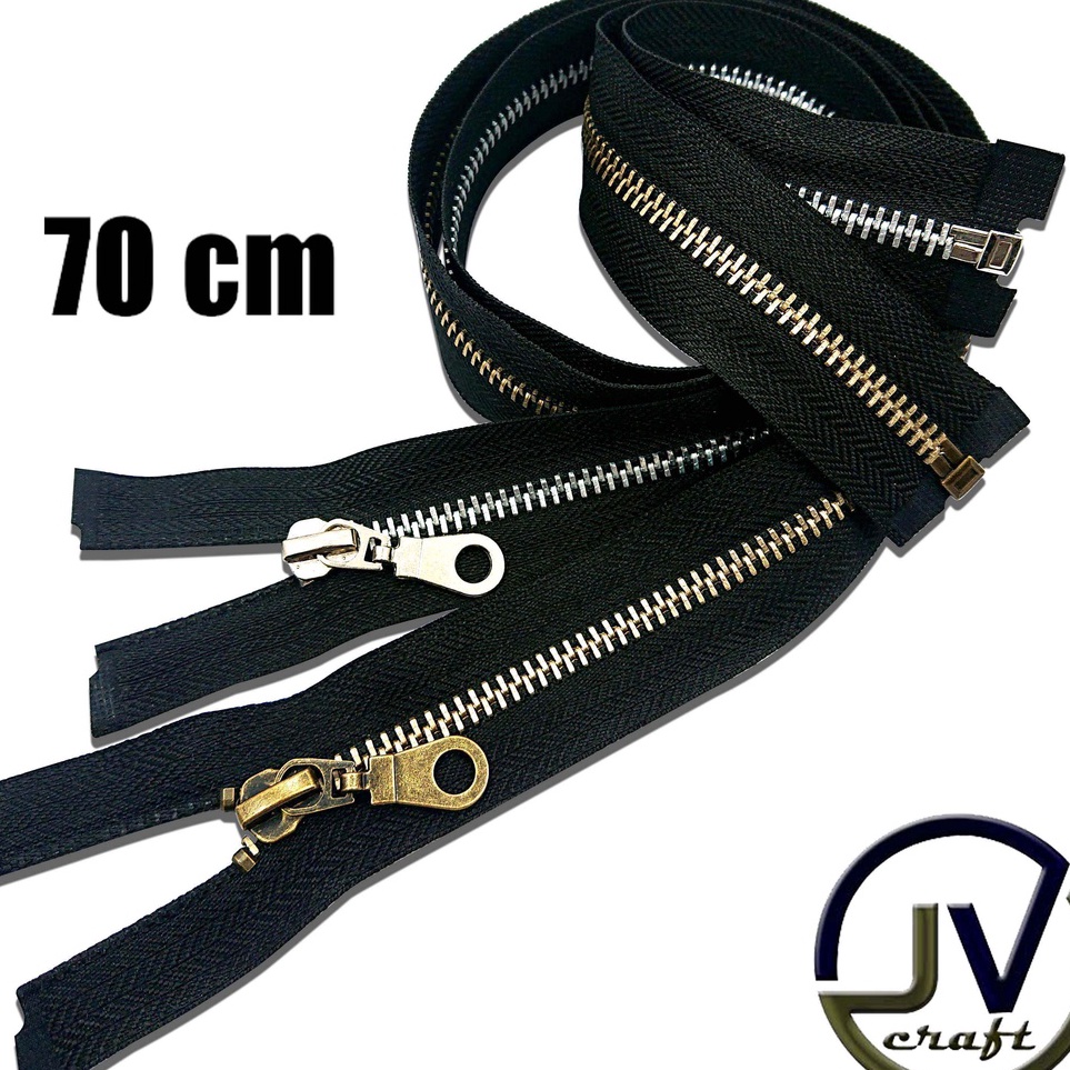 Ready Stock RESLETING JAKET / RESLETING / RITSLETING JAKET PANJANG 70 CM Laris