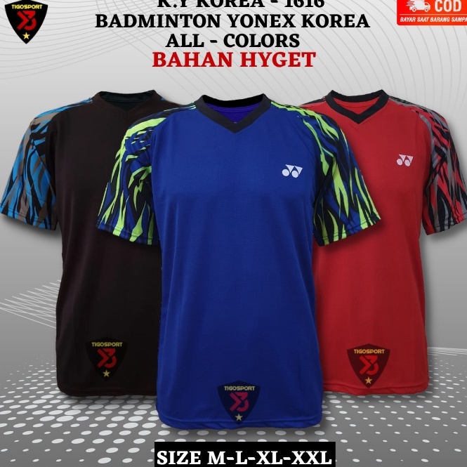 Langsung Kirim JERSEY BADMINTON WANITA HIJAB BAJU BADMINTON TERBARU PRIA UNTUK OLAHRAGA NYAMAN / KAO