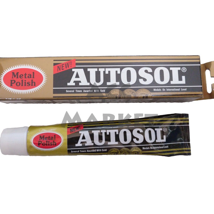 Ready Stock,, Autosol Metal Polish 50G Otosol Pembersih Poles Besi.