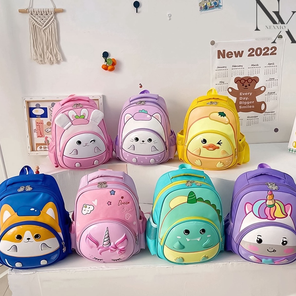 Trend Terbaru NEXXIO TAS ANAK RANSEL SEKOLAH IMPORT / TAS FASHION ANAK / TAS RANSEL ANAK TK / TAS SE