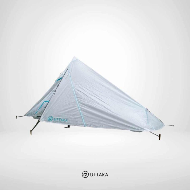 small tarp tent Uttara - white version