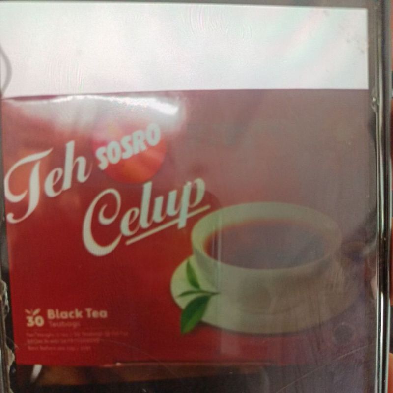 

TEH CELUP CAP SOSRO ( 1 BUNGKUS ) isi 30 kantong