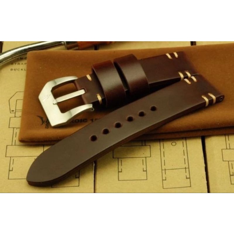 Tali jam tangan kulit asli garut 021