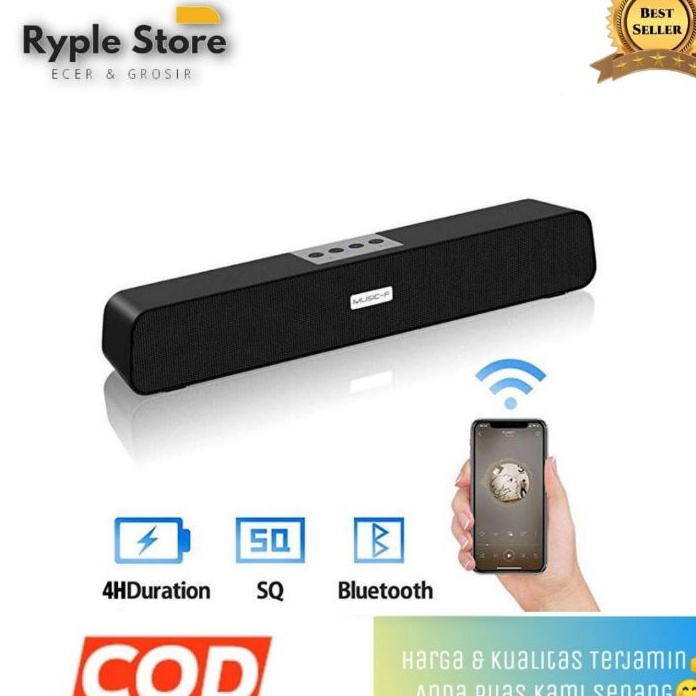 Promo Speaker Bluetooth A12/A13 TWS Soundbar High Quality Super Bass.