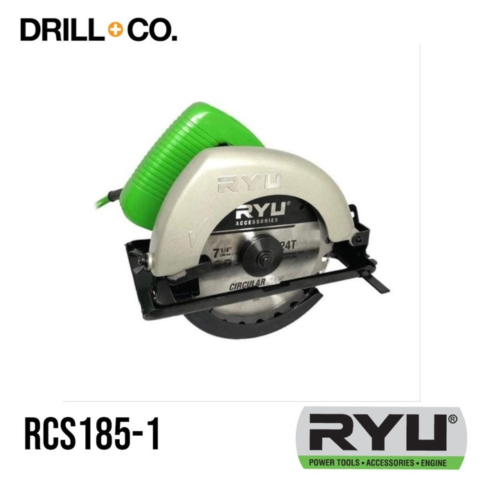 Terlaris Ryu Rcs 185-1 Circular Saw / Mesin Gergaji Kayu Serkel 7 Inch