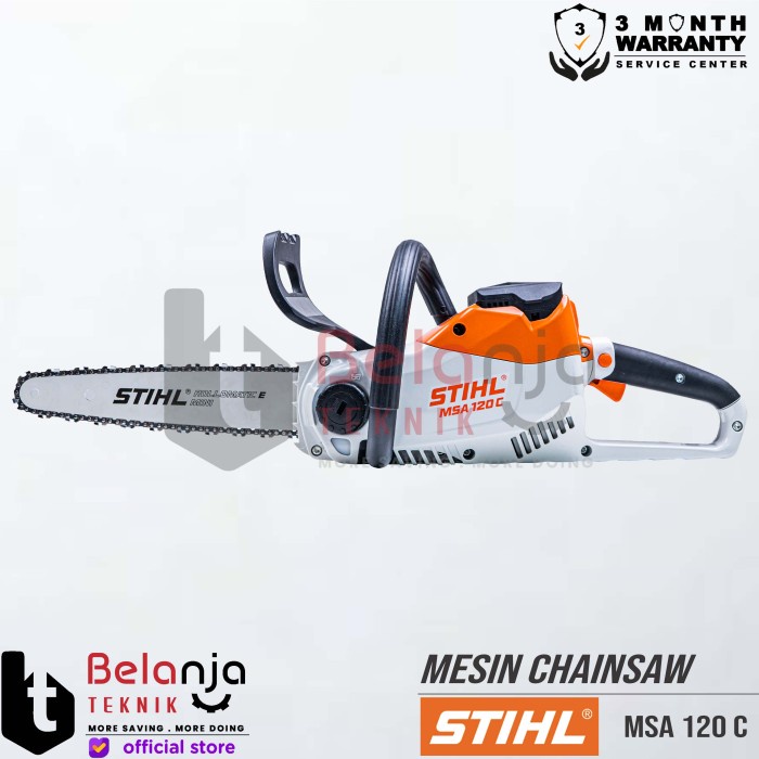 STIHL Mesin Potong Kayu Baterai MSA 120 C-BQ Cordless Chainsaw 14" SET keren