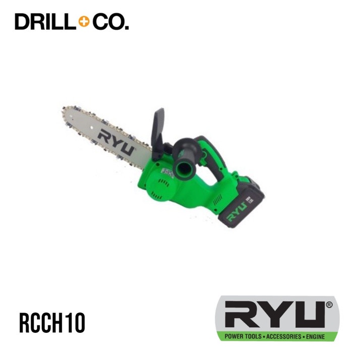 Terlaris Ryu Mesin Gergaji Baterai 10" Rcch10 Brushless / Cordless Chainsaw 10"